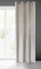 Eurofirany, zasłona zaciemniająca gotowa, Lussi, 140-250 cm, jasnobeżowy