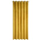 Eurofirany, zasłona zaciemniająca gotowa, Melanie, 215-250 cm, musztardowy