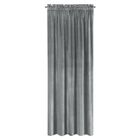 Eurofirany, zasłona zaciemniająca gotowa, na taśmie, Samanta, 140-270 cm, grafitowy