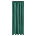 Eurofirany, zasłona zaciemniająca gotowa, na taśmie, Style, 140-270 cm, zielony