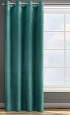 Eurofirany, zasłona zaciemniająca gotowa, Rosa, 140-250 cm, turkusowy