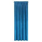 Eurofirany, zasłona zaciemniająca gotowa, Samanta na taśmie, 140-300 cm, granatowy