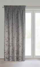 Eurofirany, zasłona zaciemniająca gotowa, Selena, na taśmie, 140-270 cm, srebrny