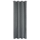 Eurofirany, zasłona zaciemniająca gotowa, Semi, 140-250 cm, stalowy