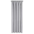 Eurofirany, zasłona zaciemniająca gotowa, Suzan, na taśmie, 135-270 cm, stalowy