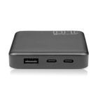 Everactive, powerbank, 10000mAh, 1xUSB, 2xUSB-C, 20W, QC4+, wyświetlacz LCD, czarny, EB-11QB