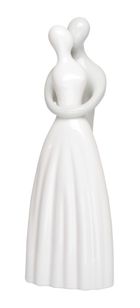 Ewax, para ceramiczna, szaro- biała, 13-12-37 cm
