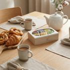 Excellent Houseware, herbaciarka ze szklanym wiekiem, Zen, 24-16,5-7 cm