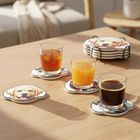 Excellent Houseware, podstawki pod kubek, w stojaku, pies, 4 szt.