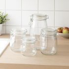 Excellent Houseware, Reso, szklane słoiki z klipsem, 4 szt.