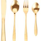Excellent Houseware, sztućce złote, 39 elementów