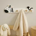 Excellent Houseware, wieszak do pokoju dziecięcego, Mini Zoo, 35,5-6,5-10 cm