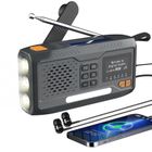Extralink, BT-4000, radio awaryjne, Bluetooth solarne z korbką dynamo i latarką SOS, powerbank, 4000mAh