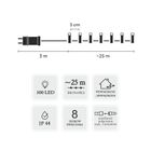 Extralink, lampki LED, 500 LED, zimny biały, 28m