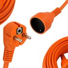Extralink, PowerLink, przedłużacz zasilający sieciowy, 50m, pomarańczowy, bez uziemienia, 2 x 1,5mm2