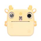 Extralink, zestaw: Jelonek, drukarka termiczna z aparatem, żółta + papier termiczny, 3 szt.