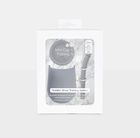 EZPZ, silikonowy kubeczek ze słomką Mini Cup + Straw Training System, 120 ml, szary
