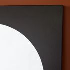 Factory, Moka, lustro owalne z pogrubioną ramą, 43-73 cm