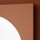 Factory, Moka, lustro owalne z pogrubioną ramą, 43-73 cm