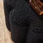 Factory, Moka, pufa dekoracyjna bouclé, 38-40 cm