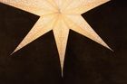 Finnlumor, gwiazda papierowa z ażurowym wzorem, 7-ramienna, 75 cm