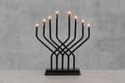 Finnlumor, świecznik adwentowy LED, 8 lampek, 32-27 cm