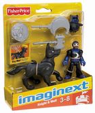 Fisher-Price, Imaginext, Rycerz i wilk, zestaw z figurką