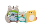 Fisher-Price, Miękkie zwierzątka, książeczka aktywizująca, zabawka niemowlęca