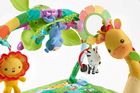 Fisher-Price, Przyjaciele z Lasu Tropikalnego, mata gimnastyczna z muzyką i światełkami