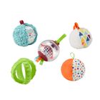 Fisher-Price, sensoryczne kuleczki, 5 szt., zabawka niemowlęca