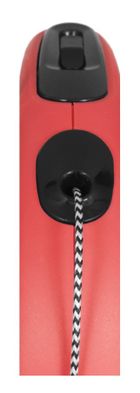 Flexi, New Classic, smycz, rozmiar S, linka, 5 m, do 12 kg, czerwony