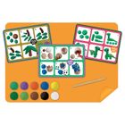 Floss & Rock, Clay & Play, Dinozaury, zestaw z gliną samoutwardzającą, 10 kolorów