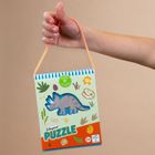 Floss & Rock, Dinozaury, puzzle, 12 elementów