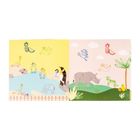 Floss & Rock, Dżungla, zestaw kolorowych pieczątek i książeczka