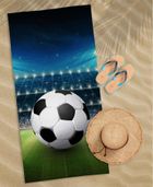 Football, ręcznik plażowy, 70-140 cm
