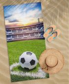 Football, ręcznik plażowy, 70-140 cm