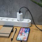 Forever Core, ładowarka sieciowa 2x Type-C PD+QC3.0 (20W) biała