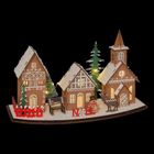 Fééric Lights and Christmas, lampion miasteczko bożonarodzeniowe, LED, 30-15 cm