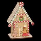 Fééric Lights and Christmas, lampion świąteczny LED, domek z piernika, 15 cm