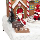 Fééric Lights and Christmas, scenka świąteczna, fabryka prezentów, ruchoma z dźwiękiem, 23,2-24,5 cm