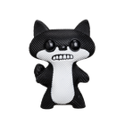 Fuggler, Annoyed Alien Brown, Suspicious Fox Black Chase, Indecisive Monster Yellow, Sketchy Squirrel Grey, figurki kolekcjonerskie, 4 szt.