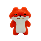 Fuggler, Squidge Purple, Sketchy Squirrel Red, Rabid Rabbit Green, Wide Eyed Weirdo Black, figurki kolekcjonerskie, 4 szt.