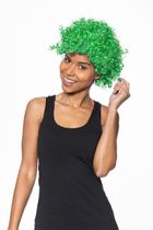 Gadget Master, peruka afro, zielona