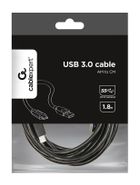 Gembird, kabel, USB Type-C(M)-AM 3.0, 1.8m, czarny