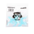 Gemfan, śmigła do drona, Three-blade Propellers, 45 mm, niebieskie, 8 szt.