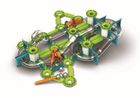 Geomag, Mechanics Gravity, Loops & Turns, konstrukcyjne klocki magnatyczne, 130 elementów