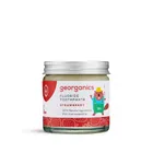 Georganics, organiczna pasta do zębów dla dzieci z fluorem w słoiku, strawberry, 60 ml