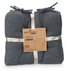 Giftdecor, poduszki na krzesło z pikowaniem i troczkami, 40-40 cm