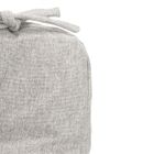 Giftdecor, poduszki na krzesło z pikowaniem i troczkami, 40-40 cm