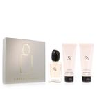 Giorgio Armani, Si, zestaw upominkowy, woda perfumowana, 50 ml + perfumowany balsam do ciała, 75 ml + perfumowany żel pod prysznic, 75 ml